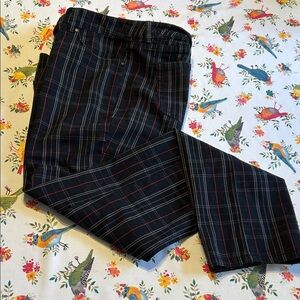 Charter Club Jean Shop Lexington Straight 5 Pockets Zip Button Up Women’s Sz 10